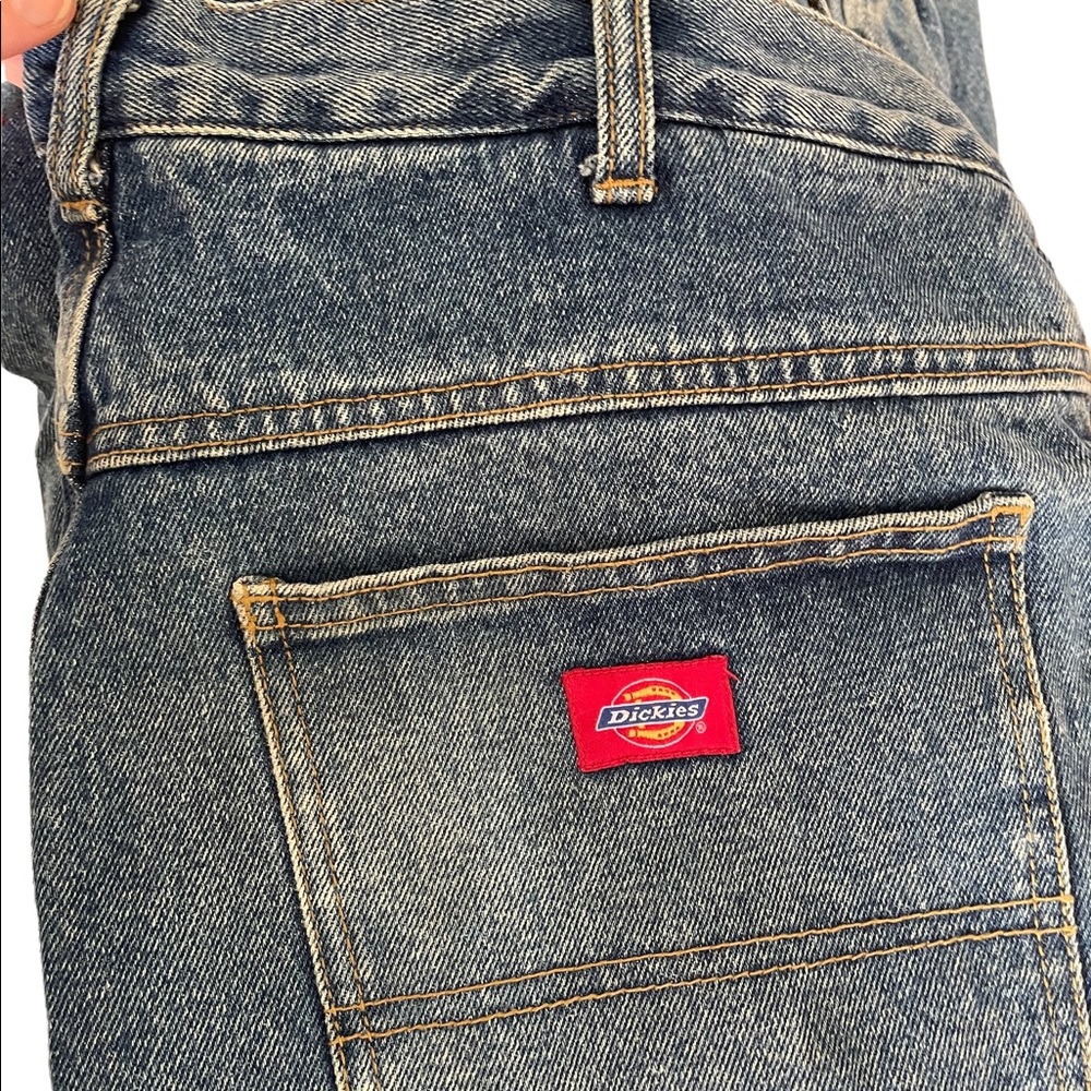 Distressed Vintage Dickies Fleece lined jeans